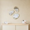 Miroir Hubba Pebble lot de 3