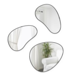 Miroir Hubba Pebble lot de 3