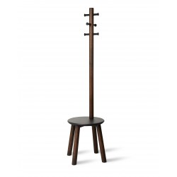 Coat rack stool Pillar