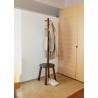 Coat rack stool Pillar