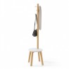 Coat rack stool Pillar