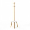 Coat rack stool Pillar