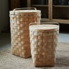 Basket with lid Edition set of 2