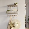 Shelf with hooks Estique