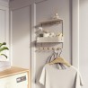 Shelf with hooks Estique