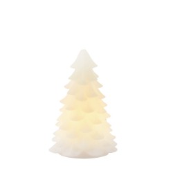 Led sapin H 16cm à Piles