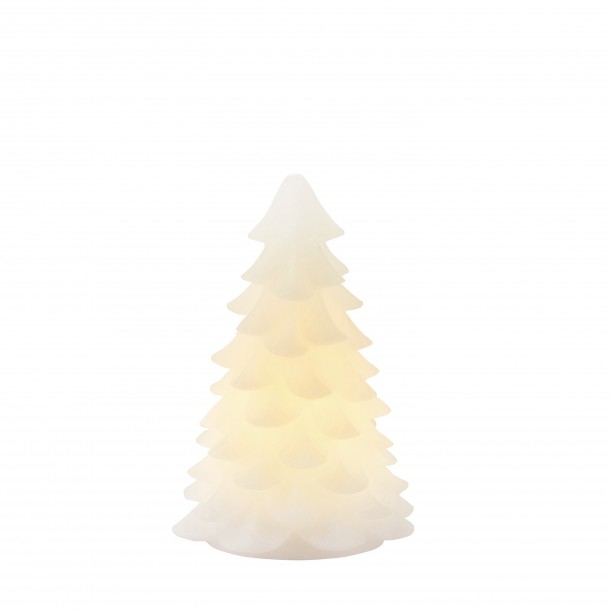 Led sapin H 16cm à Piles