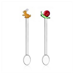 Spoon rabbit and snail Set of 2