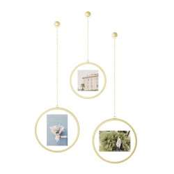 Cadres Fotochain Round pour 3 photos