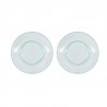 Plate Rain set of 2 diam 21 cm