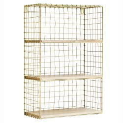 Rack shelf in wire 3 tiers