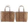 Basket bag Beach set of 2