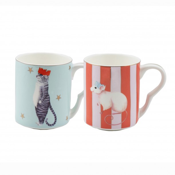 Mug Chat et Souris lot de 2