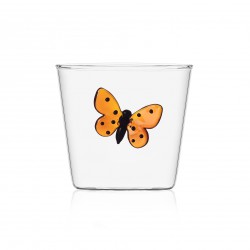 Verre Papillon Orange