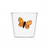 Glass Orange Butterfly