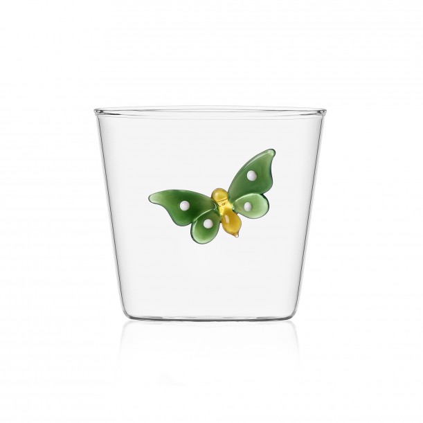 Glass Green Butterfly
