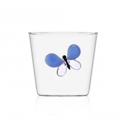 Verre Papillon Bleu