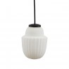 Lampe Suspension Acorn Large Noir et Blanc Diam 29 cm House Doctor