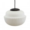 Lampe Suspension Acorn Large Noir et Blanc Diam 29 cm House Doctor