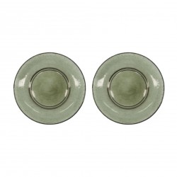 Plate Rain set of 2 diam 21 cm