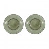 Plate Rain set of 2 diam 21 cm