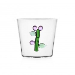 Verre Fleur Rose