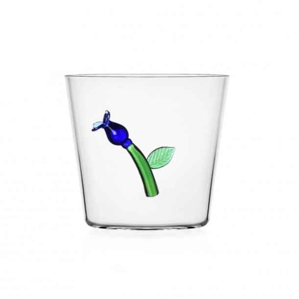 Verre Fleur Bleue