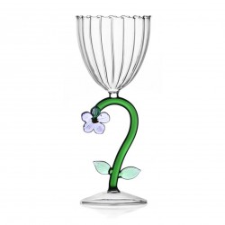 Stemmed Glass Lilac Flower