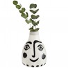 Stoneware Face vase h 21 cm