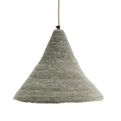 Pendant light natural fiber