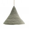 Luminaire suspension en fibre naturelle