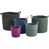 Paniers en fibres naturelles lot de 5