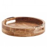 Plateau en bois dia 25 cm