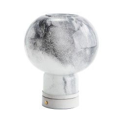 Lampe en verre rechargeable