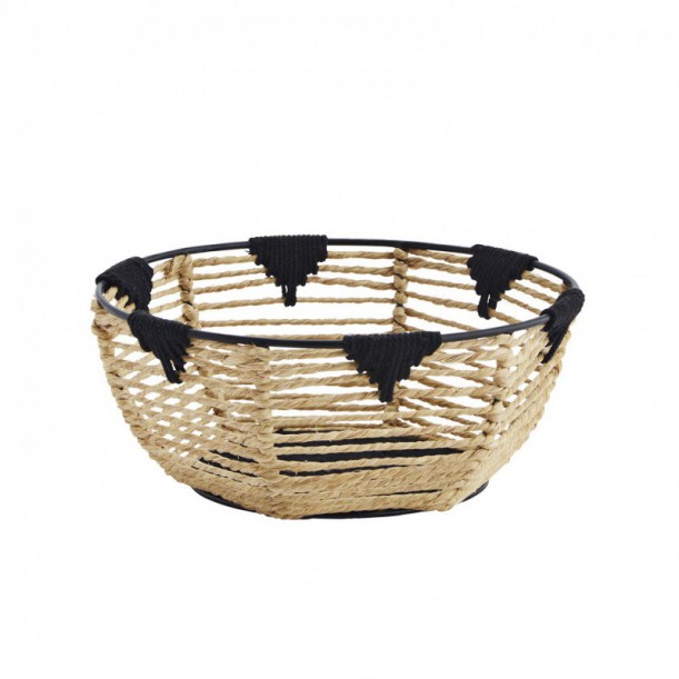 Panier en fibre naturelle