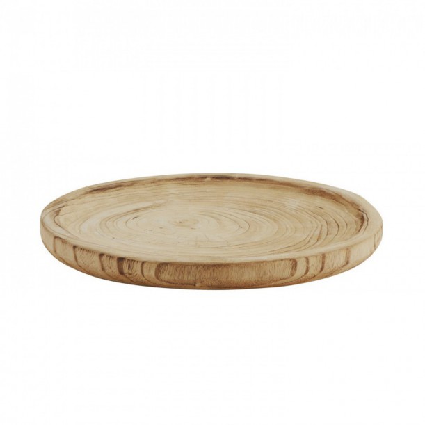 Plateau rond en bois Paulo