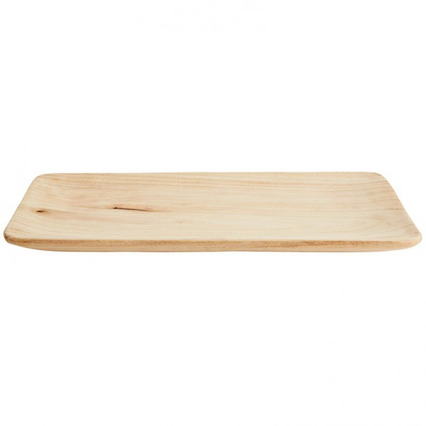 Plateau en bois rectangulaire