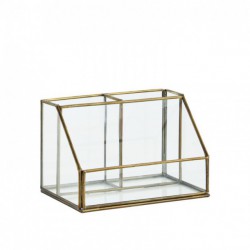 Organiseur en verre 3 compartiments
