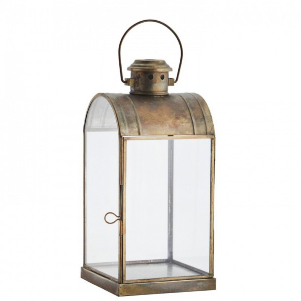 Lanterne en métal h 30 cm