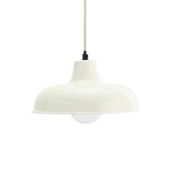 Plafonnier en métal emaillé dia 26 cm