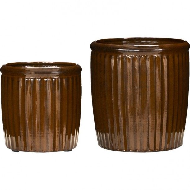 Cache-pot Groove dia 20 cm