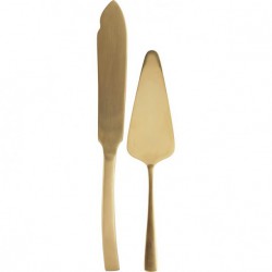 Pelle à gâteau Golden Set de 2