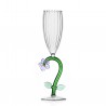 Champagne Flute Lilac Flower