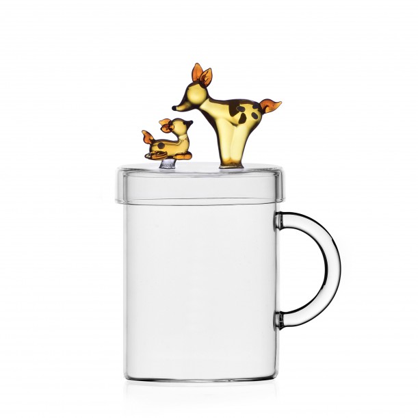 Mug avec couvercle Faon Tender Ties