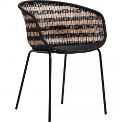 Fauteuil Hapur Rayé
