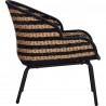 Chaise longue Hapur Rayé