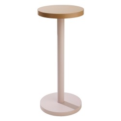 Meuble d'appoint 3 en 1 large Trisse - Blanc / Beige