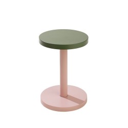 Meuble d'appoint 3 en 1 small Trisse - Rose / Vert