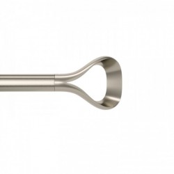 Tringle à rideaux Loop - Nickel