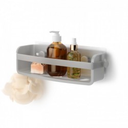 Panier de douche adhésif Flex - Gris